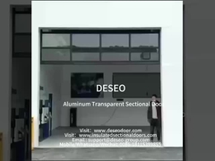 Automático Elétrico Rolando Exterior Alumínio Ligação Full View 3-camada Alumínio Ligação de Vidro Seccional