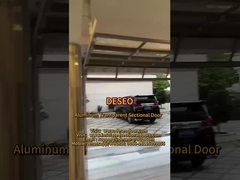 Porta secional de alumínio