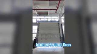 Portas seccionais isoladas
