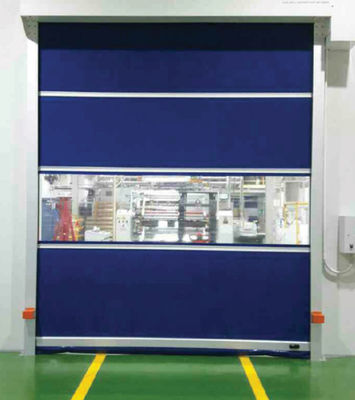Das portas rápidas automáticas do rolo do OEM cortina personalizada impermeável de alta velocidade do PVC