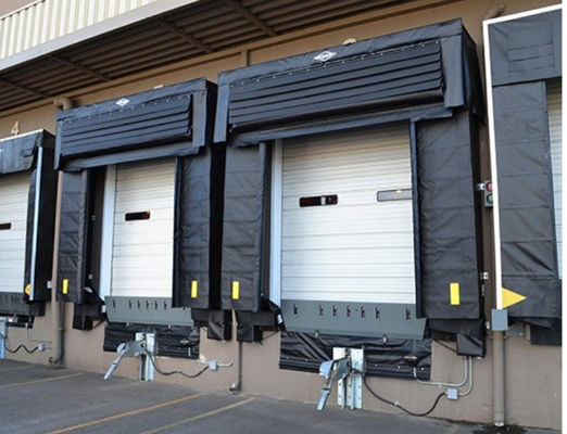 Os abrigos da doca de carga do quadro da liga de alumínio para o PVC do armazém ou da logística engrossaram a cortina