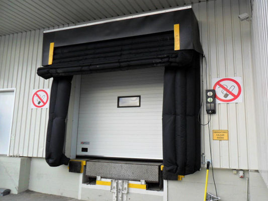 Airbag Inflable Dock Shelter Industrial Termal Isolado Para Armazém Loading Dock