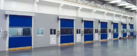 Porta de rolamento de PVC de alta velocidade 3Fase 380V