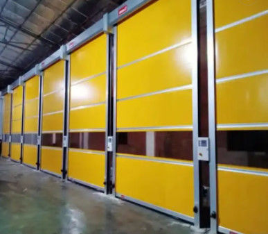 Portas de rolos em espiral de alta velocidade, de metal, para indústrias