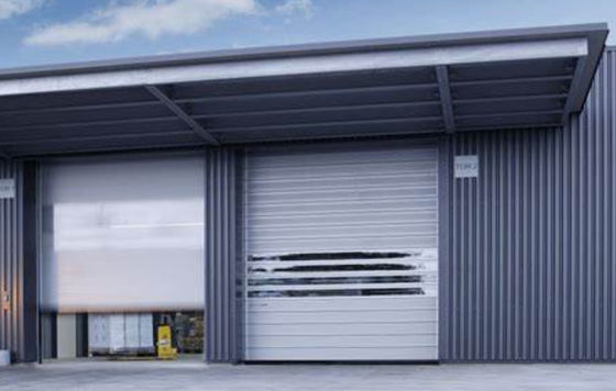 380V Porta Espiral de Alta Velocidade 50hz Controle remoto 0,75KW Porta de Obturador de Alumínio