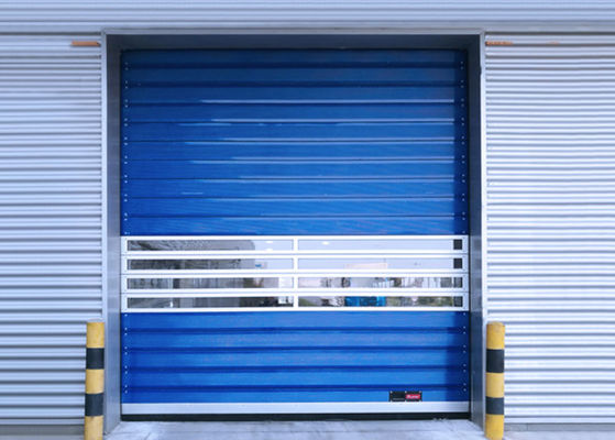 Porta em espiral transparente de alta velocidade com eficiência de segurança