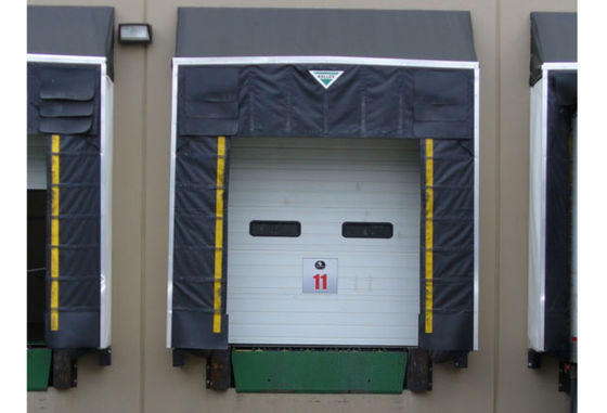 Pvc de borracha de carregamento abrigos de doca sistema de carregamento ajustável design moderno