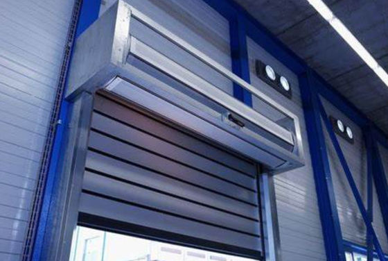 0.75KW Rapid Roll Door Alumínio Transparente Eficiência de segurança