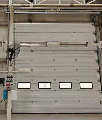 Segurança vertical de portas de garagem seccionais industriais comerciais