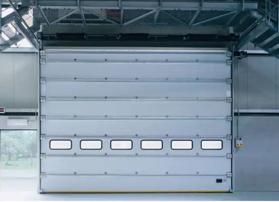 Segurança vertical de portas de garagem seccionais industriais comerciais