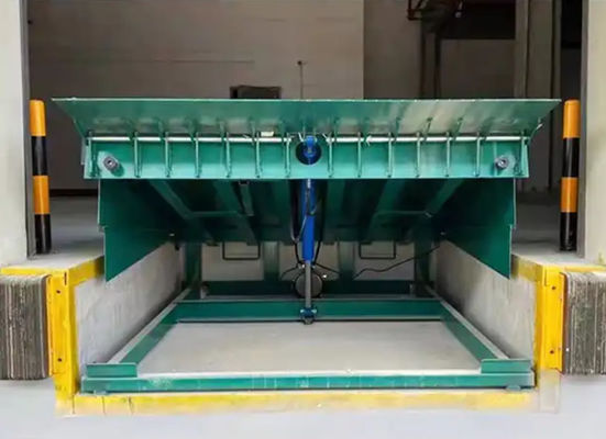 Revestimento em pó de carregamento doque nivelador oficina hidráulica placa automática doca
