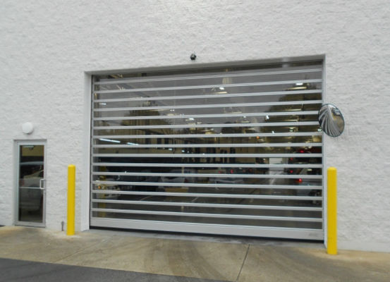Alumínio Transparente Porta Espiral de Alta Velocidade Eficiência de Segurança para locais de trabalho ocupados Industrial Termal Isolado