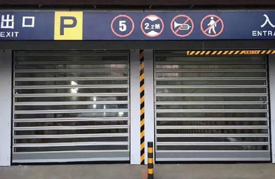 Alumínio Transparente Porta Espiral de Alta Velocidade Eficiência de Segurança para locais de trabalho ocupados Industrial Termal Isolado