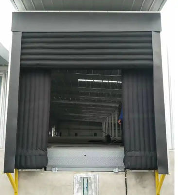 Estrutura de aço de serviço abrigo de doca inflável excelente resistência UV e durabilidade armazenamento frio