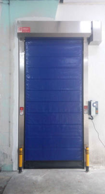 Instalação sem esforço Rapid Roller Zipper Doors para segurança e isolamento Confiável e durável PVC Shutter Door