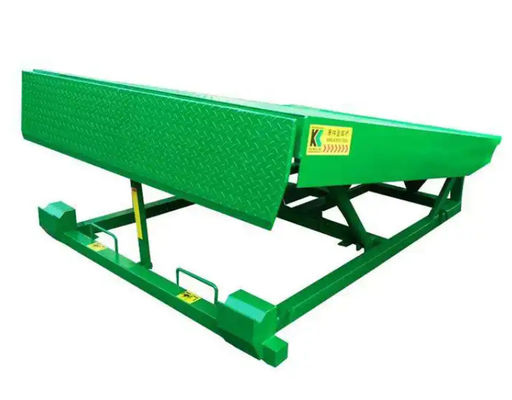 Estacionário de carga hidráulica com nível de doca de carga com altura de convés e tamanho de plataforma personalizáveis