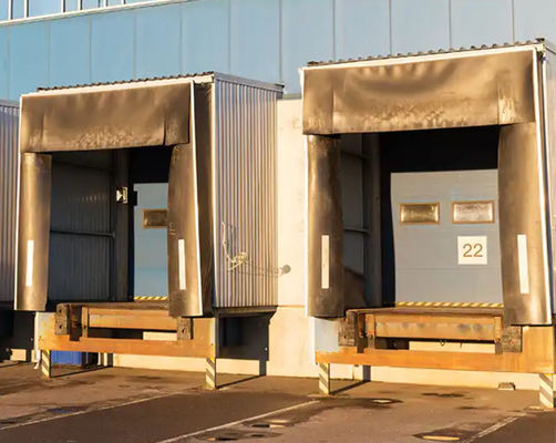 Sistema de carregamento ajustável de cor personalizado Abrigo de porta de doca com baixa manutenção Venda direta de fábrica Carregamento de espuma