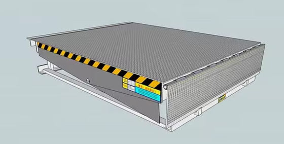 Estacionamento hidráulico de portões de doca de nivelamento oficina placa de doca automática 25000-40000LBS Design seguro estacionário ajustável carga fixa