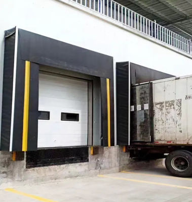 Abrigos industriais de carga de docas com durabilidade baixa manutenção Tecido resistente ao desgaste Abrigo mecânico retrátil