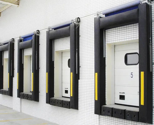 Usura resistente Loading Dock Shelter Moderno Design Liner de Aço Galvanizado Fácil Instalação Dock Anticrush PVC durável