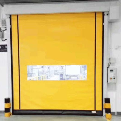 Modern Security Isolamento térmico porta de rolos rápidos com redução de ruído e resistência ao clima fechadura auto-reparação porta