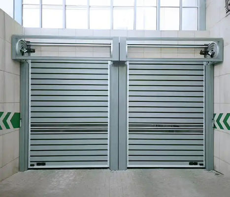 Porta espiral de velocidade controlada por PLC com 0,8 m/s Velocidades de abertura e fechamento a 220V/50HZ Personalizada