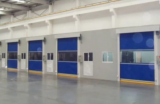 Portas de rolos rápidos de isolamento térmico com fácil instalação