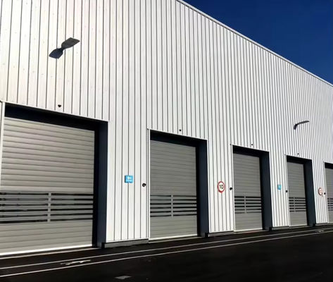 Porta em espiral de velocidade controlada por PLC com 0,8m/s Velocidades de abertura e fechamento personalizadas