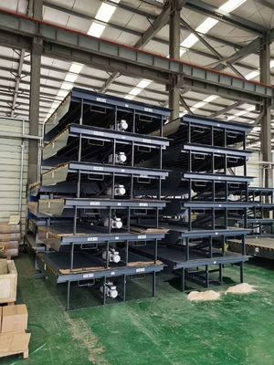 Carregamento elétrico hidráulico personalizável Dock nivelador de cadeia de segurança acabamento revestido de pó