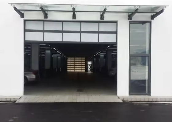 Porta seccional de alumínio de vidro duplo moderno com excelente isolamento