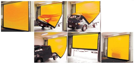 304 aço inoxidável velocidade rol up persianas promoção porta de empilhamento rápido indução automática de alta velocidade de PVC armazém