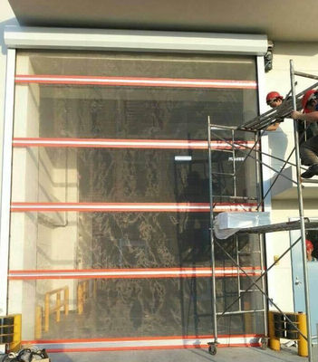 Velocidade de segurança Porta de rolagem rápida de alta qualidade industrial moderna de PVC