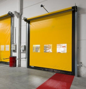 304 aço inoxidável termo-isolado velocidade rápida rol up PVC fecho porta comercial rapidamente automático