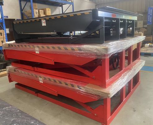 25000-40000LBS Capacidade Oficina de Design Seguro Automática Dock Plate Dock Door Levelers Heavy Duty Hidráulico