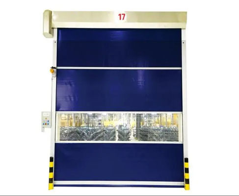 Portão de metal com isolamento rápido, à prova de intempéries, porta exterior de persiana, com baixo ruído