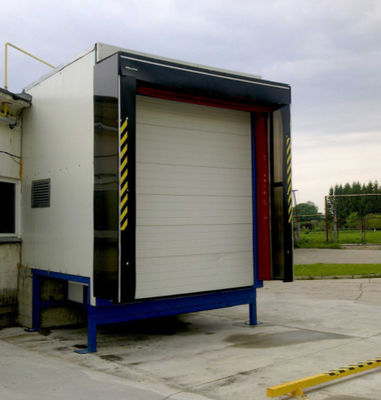 Container de cortina de PVC de armazém personalizado Flap Abrigo de porta de doca retrátil