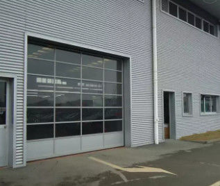 Portas de garagem de vidro duplo com vidro de alumínio à prova de água
