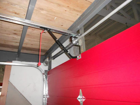 Meteorológico fechado Automático Industrial Seccional Portas Aéreas Metal Automático Aço Armazém Alto Levantamento