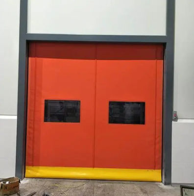 Porta de fechadura de PVC personalizada de alta velocidade com fecho rápido com aço inoxidável e porta de fecho de controle inteligente