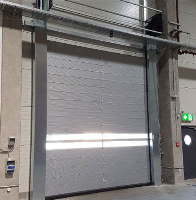 Segurança Porta em espiral de alta velocidade de alumínio transparente Alimentação personalizada 220V/50HZ