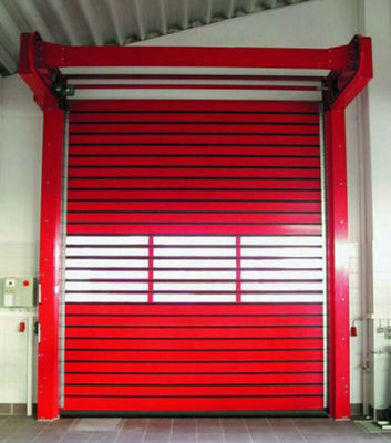 Fornecimento de energia de porta em espiral de alta velocidade de alumínio transparente 220V/50HZ para armazém