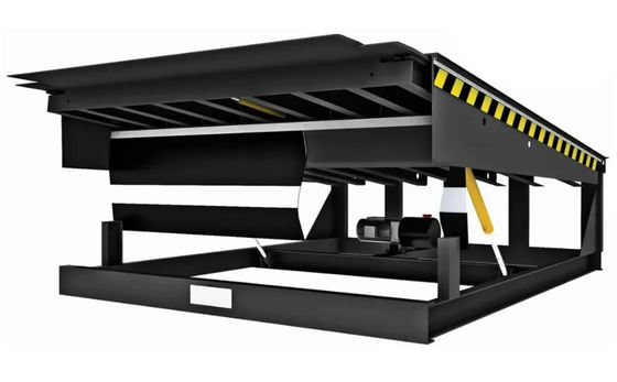 Dock Door Levelers Workshop Automatic Dock Plate 25000-40000LBS Design seguro com altura de convés e barras de segurança personalizáveis