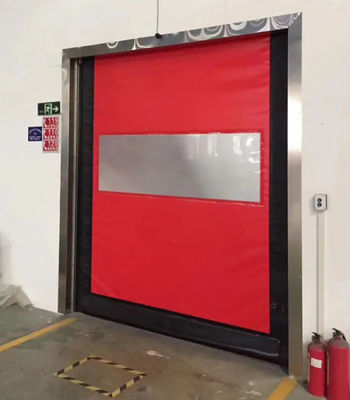 Duração Moderna Alta Velocidade PVC Rolo Up Rapid Shutter Porta 304 Material de aço inoxidável Armazenamento automático Pvc Frozen Cooler Portas