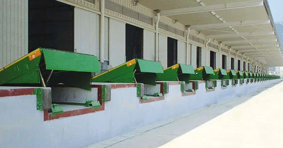 Oficina Automática Dock Plate Dock Door Levelers 25000-40000LBS Capacidade de Design Segura 30000 Lbs Tamanho da plataforma Personalizavel