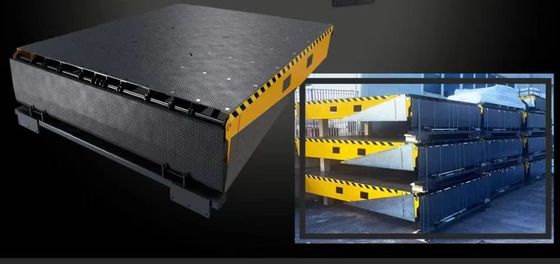Estacionamento de niveladores de portas de doca Placa automática de doca 25000-40000LBS Controle de pedal de pé de design seguro