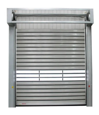 Sistema de segurança do sensor fotoelétrico Porta espiral transparente de alta velocidade de alumínio para máxima eficiência e desempenho suave