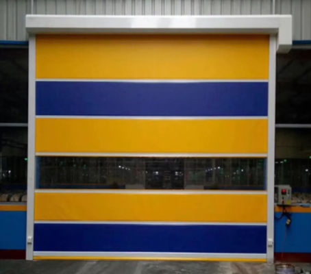 Fácil Instalação Alta Velocidade PVC Roll Up Rapid Shutter Door 304 aço inoxidável Modern Design Zipper
