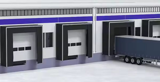 Flexível Industrial Ajustável Inflavel Isolado Etereo-Estegado Abrigo de Doca Selado Excelente Resistência UV Design durável