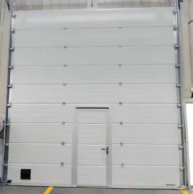 Modern Alumínio Isolado Seccional Porta de Armazém Industrial Garagem Automática de estilo aberto Controle remoto Terminado