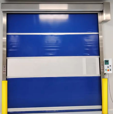 DESEO Garagem automática Baixa manutenção Alta velocidade PVC Roll Up Rapid Shutter Door Material de aço inoxidável 304